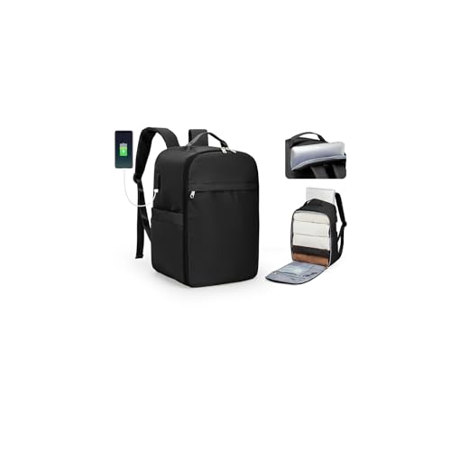 SZLX, mochila de viaje unisex, negra, mediana, modelo A