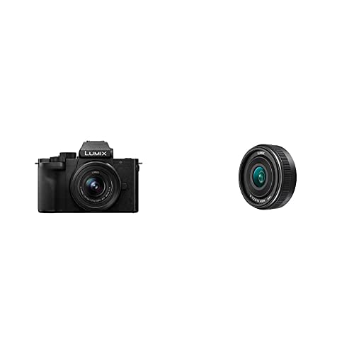 Panasonic Lumix DC-G100VEC-K + Panasonic Lumix H-H014A II + Prime Lens for M4/3 Mount Cameras
