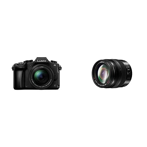 Panasonic Lumix DMC-G80M, böse Kamera mit 16 MP + Panasonic Lumix H-HSA12035 II + Zoomobjektiv