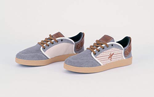 Sneakers 100% only RECYCLED materials, Basq, gray