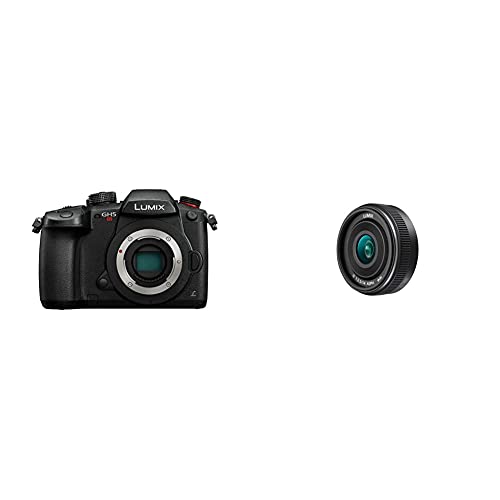 Panasonic Lumix DC-GH5S, böse Kamera mit 10,28 MP + Lumix H-H014A II + Festbrennweite für M4/3-Mount-Kameras