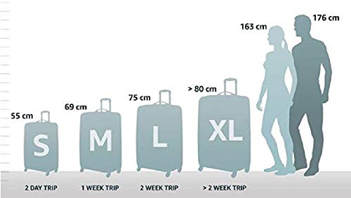 American Tourister Tracklite Spinner L, maleta grande, 78 cms, 120 L, negra