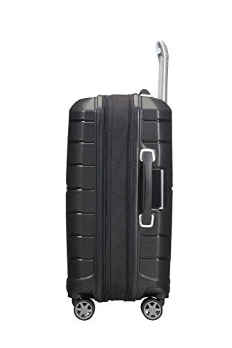 Samsonite Flux Spinner, equipaje de mano expansible, 55 cms, 44l, negro
