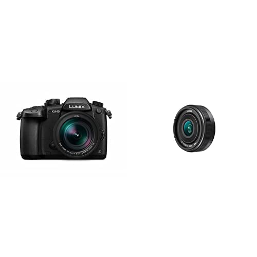 Panasonic Lumix DC-GH5L, cámara evil de 20.3 MP + Panasonic Lumix H-H014A II + focal fija para cámaras de montura M4/3