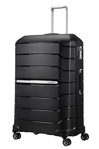 Samsonite, Flux Spinner XL, maleta expansible, 81 cms, 136 l, negro