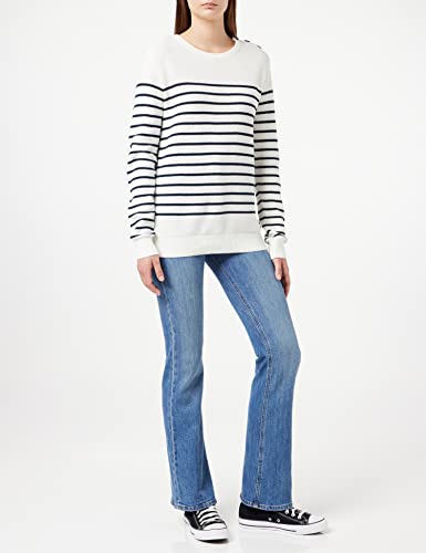 Helly Hansen Skagen, Women's Sweatshirt, Off-White Stripe