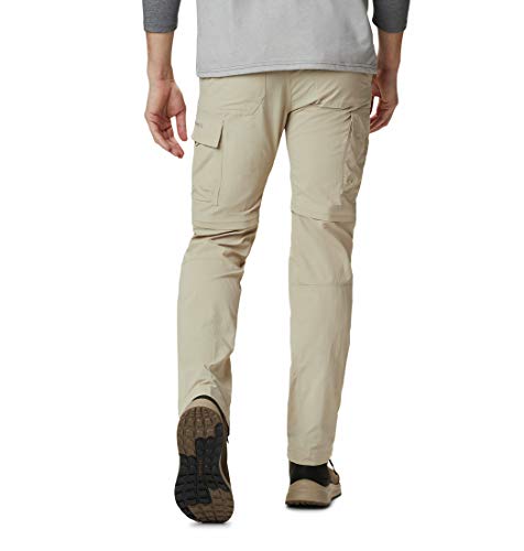 Columbia Silver Ridge 2, pantalones de senderismo convertibles, hombre, beige