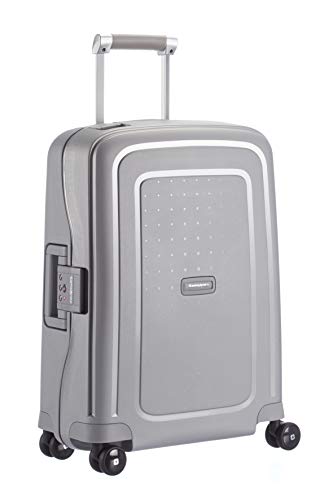 Samsonite S'Cure Spinner, maleta de cabina, 55 cms, 34l, plata