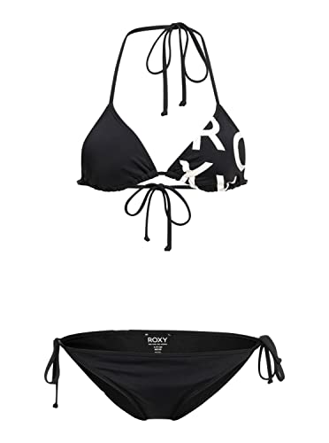 Roxy, Beach Classics, Tie Side, Triangle Bikini Set