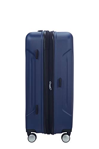American Tourister Tracklite Spinner M, maleta mediana, 67 cms, 82 L, azul marino