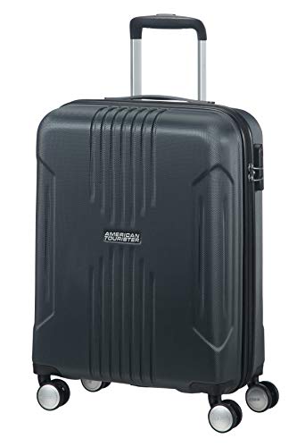American Tourister Tracklite Spinner S, maleta de cabina, 55 cms, 34 L, negra