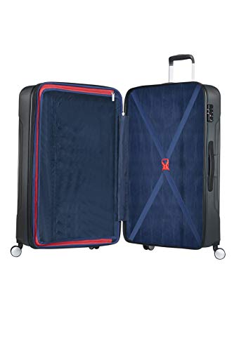 American Tourister Tracklite Spinner M, maleta mediana, 67 cms, 82 L, negra