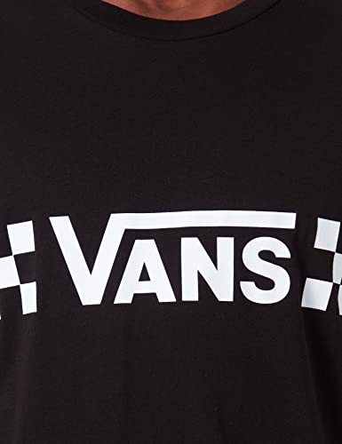 Vans Herren Drop V Check-b Schwarzes T-Shirt