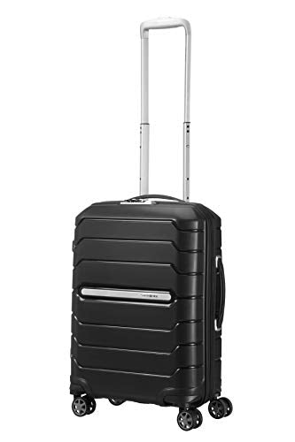 Samsonite Flux Spinner, equipaje de mano expansible, 55 cms, 44l, negro
