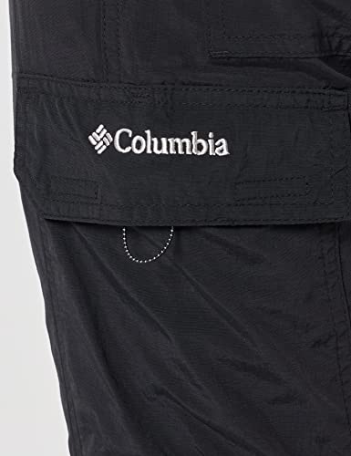 Columbia Silver Ridge 2, pantalones de senderismo convertibles, hombre, negro