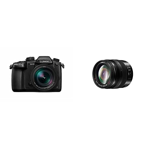 Panasonic Lumix DC-GH5L, böse Kamera mit 20,3 MP + Panasonic Lumix H-HSA12035 II + Standard-Zoomobjektiv für M4/3-Mount-Kameras
