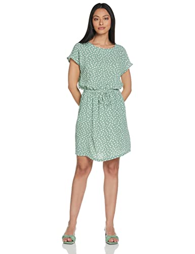 Casual dress for women in green color
