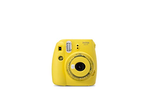 Fujifilm Instax Mini 9, cámara instantánea con películas, amarillo claro