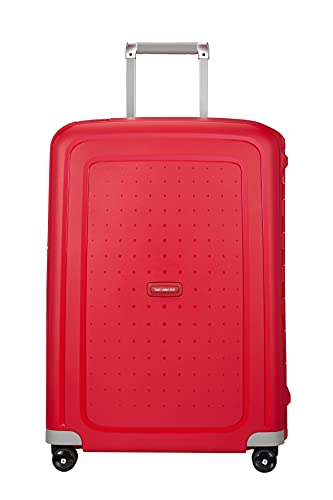 Samsonite S'Cure Spinner, maleta mediana (69 cm-79 L), roja