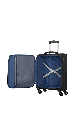 American Tourister Holiday Heat Spinner, maleta de cabina, 55 cms, 38 L, negro