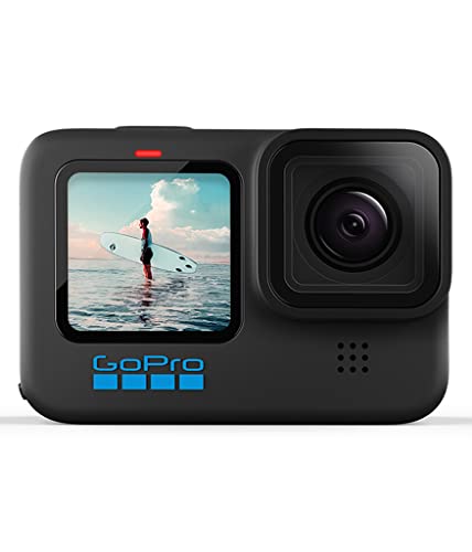 GoPro HERO10 Black, action camera with 5.3K60 ultra HD video, and 23 MP photos