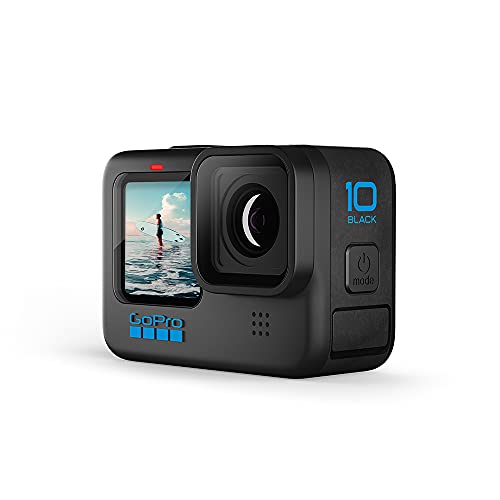 GoPro HERO10 Black, Action-Kamera mit 5,3K60 Ultra-HD-Video und 23-MP-Fotos