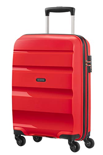 American Tourister Bon Air Spinner, maleta de cabina 55 cm-32L, roja