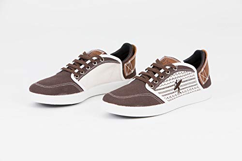 Sneakers 100% only RECYCLED materials, Basq, brown