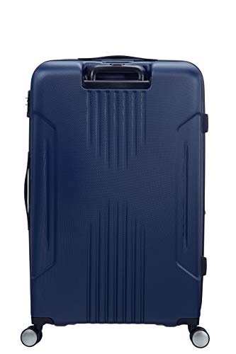 American Tourister Tracklite Spinner L, maleta grande, 78 cms, 120 L, azul marino