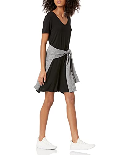 Amazon Essentials Swing-Kleid mit V-Ausschnitt für Damen