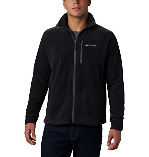 Columbia Men's Zip-Up Fleece Jacket, Black
