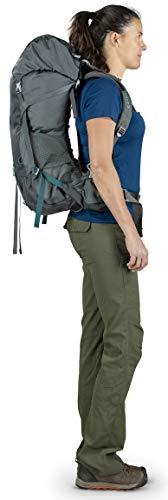 Osprey Renn, 50 l, mochila de senderismo para mujer, gris