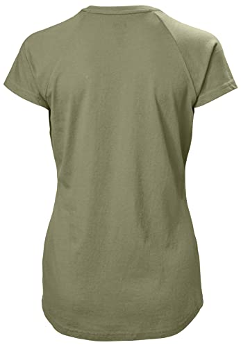 Helly Hansen W Nord Graphic Drop, Green T-Shirt
