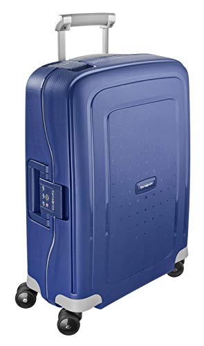 Samsonite S'Cure Spinner, maleta de cabina, 55 cms, 34l, azul