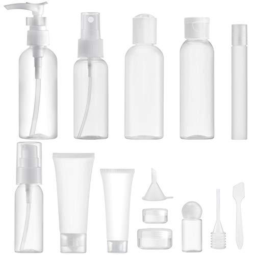 Toureal, 14 pieces of travel bottles (MAX.100ml)