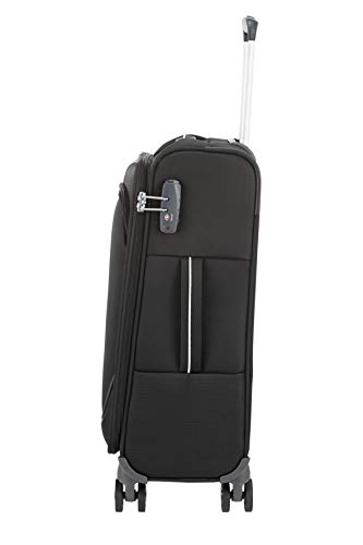 Samsonite Popsoda Spinner L, maleta grande, 78 cms, 105/112.5 L, negra