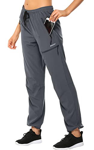 Mocoly, pantalones trekking de mujer, largo gris
