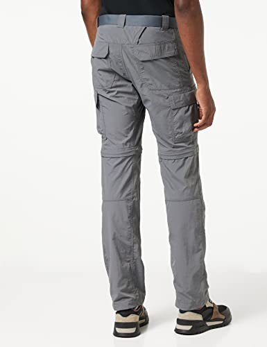 Columbia Silver Ridge 2, pantalones de senderismo convertibles, hombre, gris