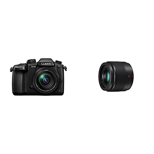 Panasonic Lumix GH5M, böse Kamera mit 20,3 MP + Lumix H-H025 + Festbrennweite für M4/3-Mount-Kameras