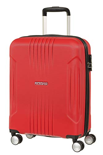 American Tourister Tracklite Spinner S, maleta de cabina, 55 cms, 34 L, roja