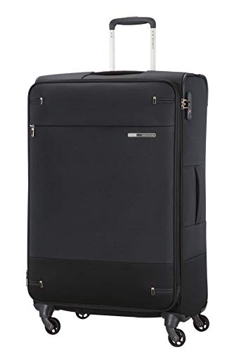 Samsonite Base Boost Spinner, maleta expansible, 78 cms, 105/112.5 l, negro