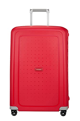 Samsonite S'Cure Spinner, maleta grande L (75 cms, 102 l), roja