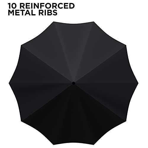 KEPLIN Unisex Folding Umbrella Automatic Ergonomic Handle