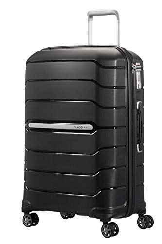 Samsonite, medium expandable suitcase, flux spinner, 68 cm, 85l, black
