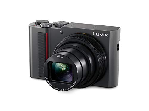 Panasonic Lumix DC-TZ200EG-K, cámara compacta Premium de 21.1 MP con F2.8-F5.9 de 24-360 mm, plata