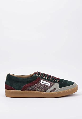 Morrison, Evergreen sneakers, made of split leather, green