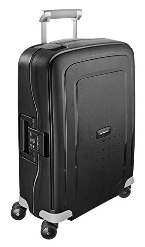 Samsonite S'Cure Spinner, maleta de cabina 55 cms, 34l, negra