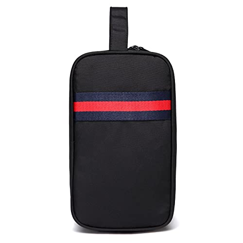 VASCHY men's toiletry bag for travel, black
