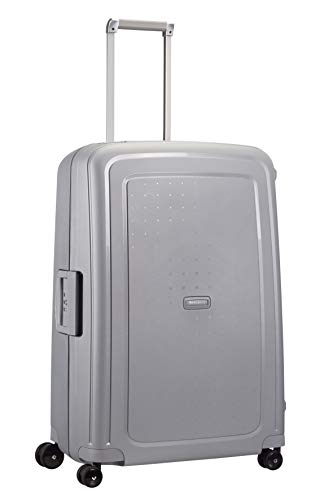 Samsonite S'Cure Spinner, maleta grande L (75 cms, 102 l), plata