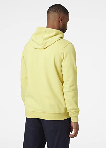 Helly Hansen, HH logo, hoodie, men, yellow